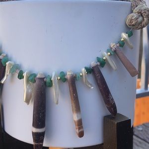 VTG Beads Global Tribal World OOAK Unique necklace